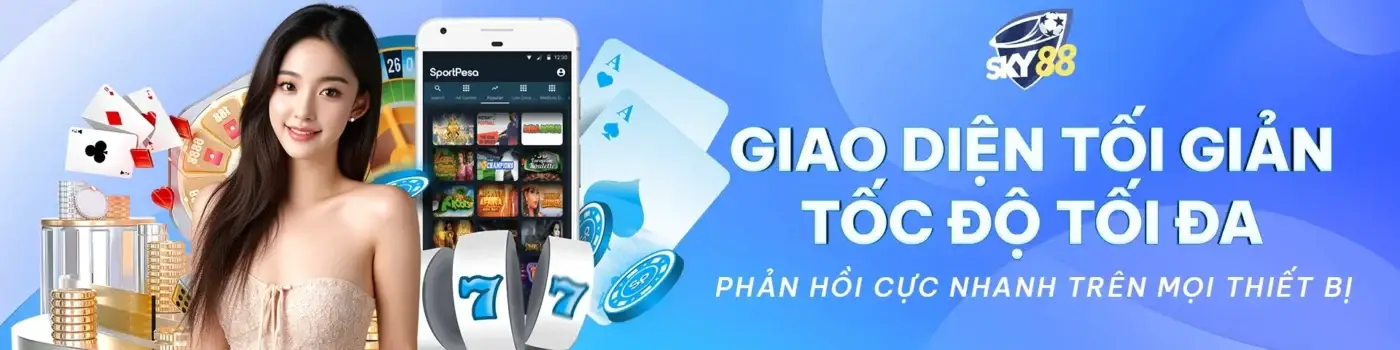 banner sky88 có giao diện mượt mà