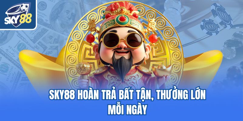 Sky88 hoàn trả bất tận, thưởng lớn mỗi ngày