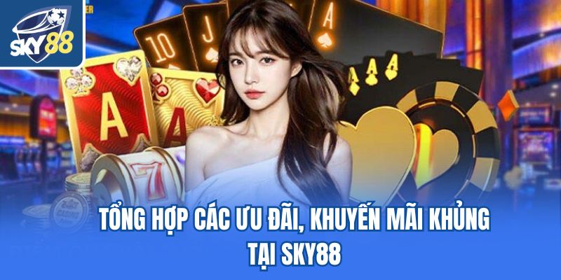 Tổng hợp các ưu đãi, khuyến mãi khủng tại Sky88